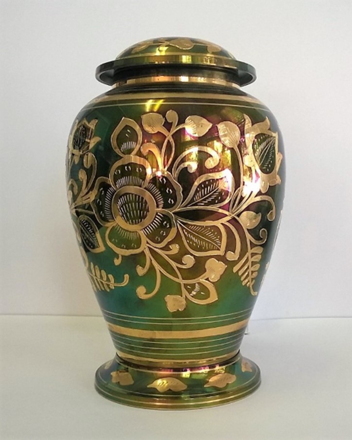 Emerald Green Urn